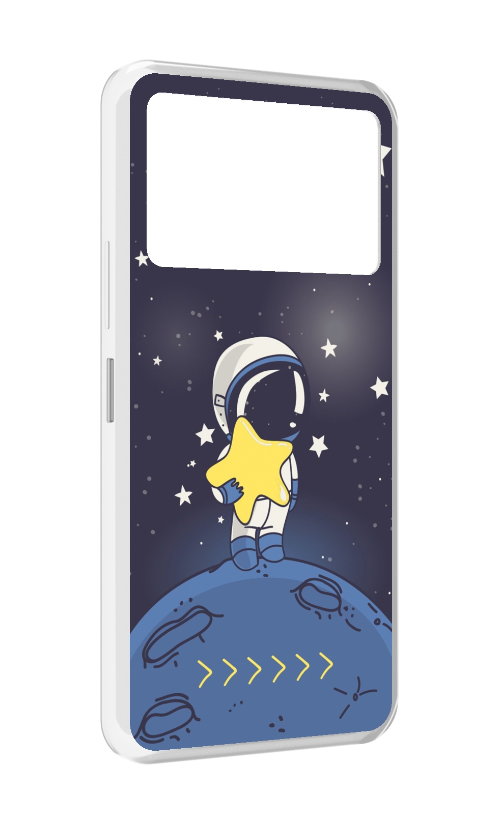 

Чехол MyPads астронавт с звездочкой для Infinix NOTE 12 VIP (X672), Прозрачный, Tocco