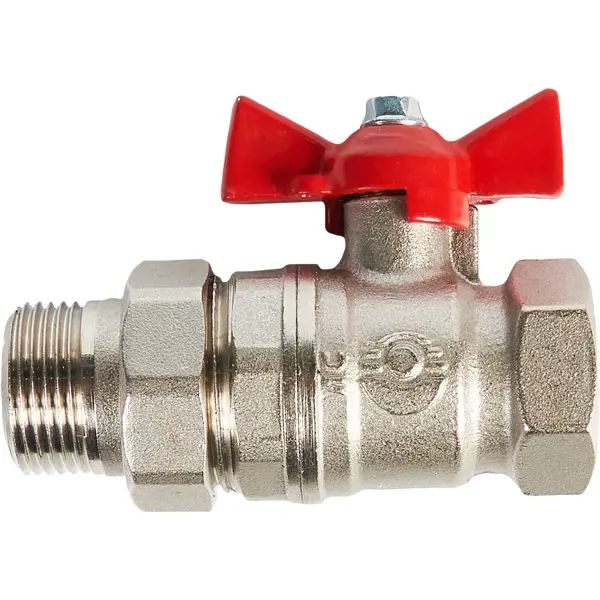 

Кран шаровой со сгоном 1" М/П бабочка I-TECH 40/5
