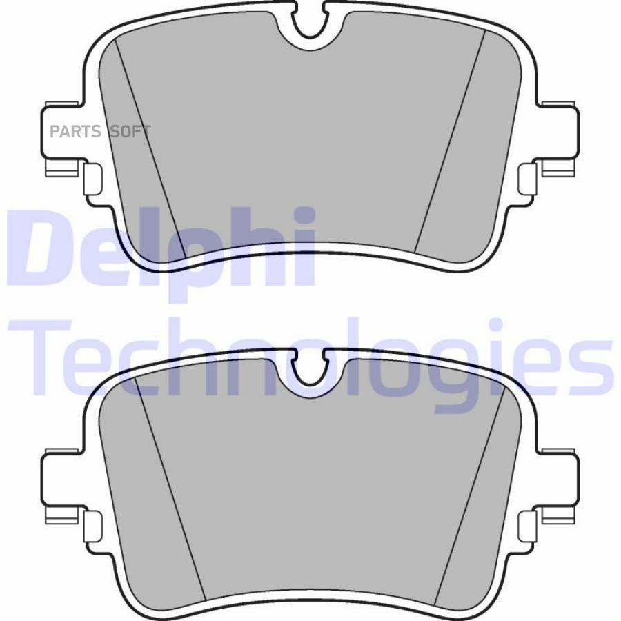 Тормозные колодки DELPHI дисковые LP3274