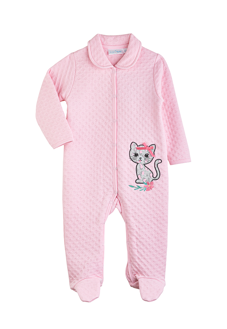 фото Комбинезон детский повседневный kari baby aw20b14003906 розовый р.62