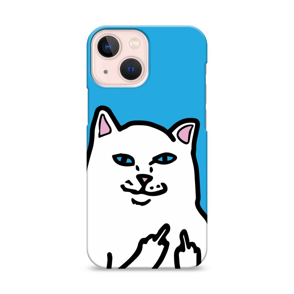 

Пластиковый чехол "Кот жесть" на Apple iPhone 13 mini, 14120-7