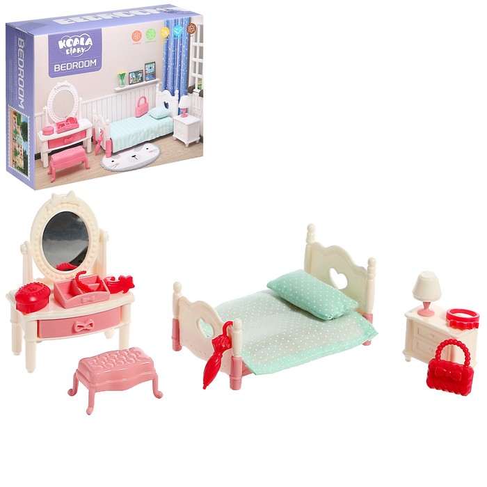 Мебель для кукол КНР Милый дом Спальня