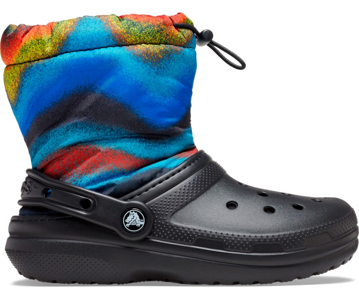 

Резиновые сапоги детские Crocs черный/разноцветный размер 29-30 (доставка из-за рубежа), KDS_208082