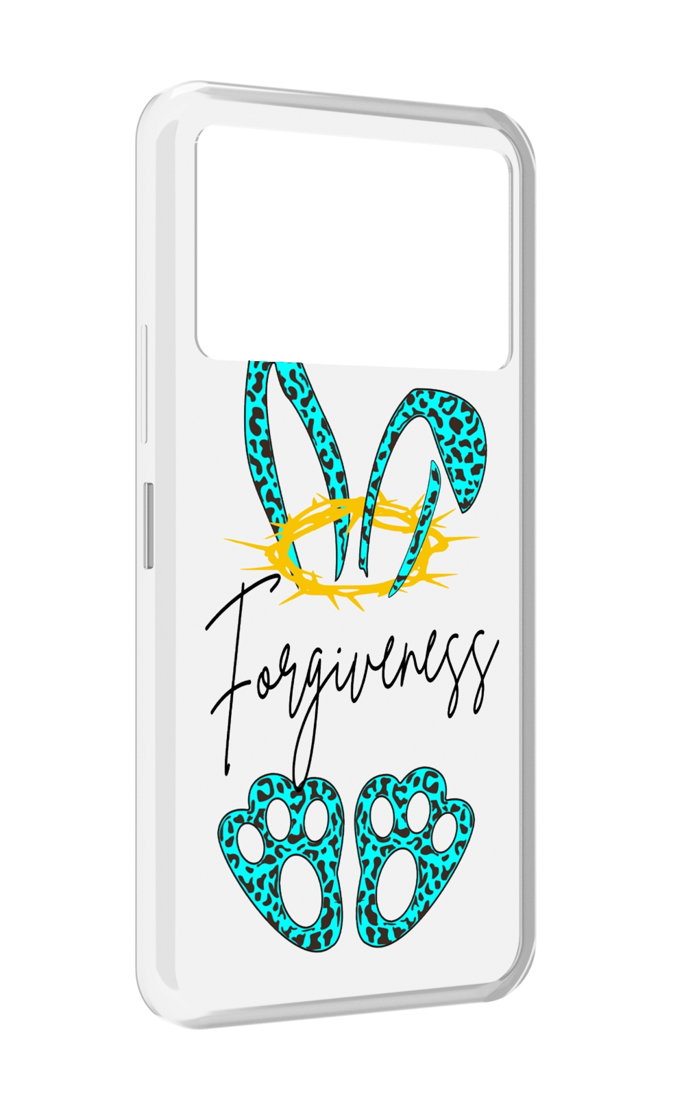 

Чехол MyPads бирюзовое лапки и ушки женский для Infinix NOTE 12 VIP (X672), Прозрачный, Tocco