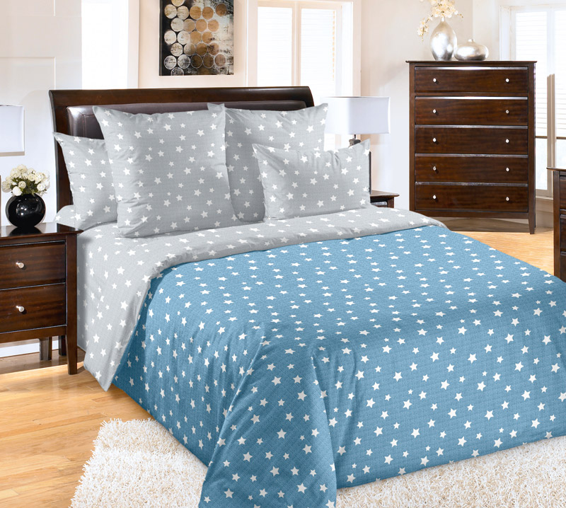 

Постельное белье Орион 4 компаньон, перкаль, 1.5-спальное, наволочки 70х70