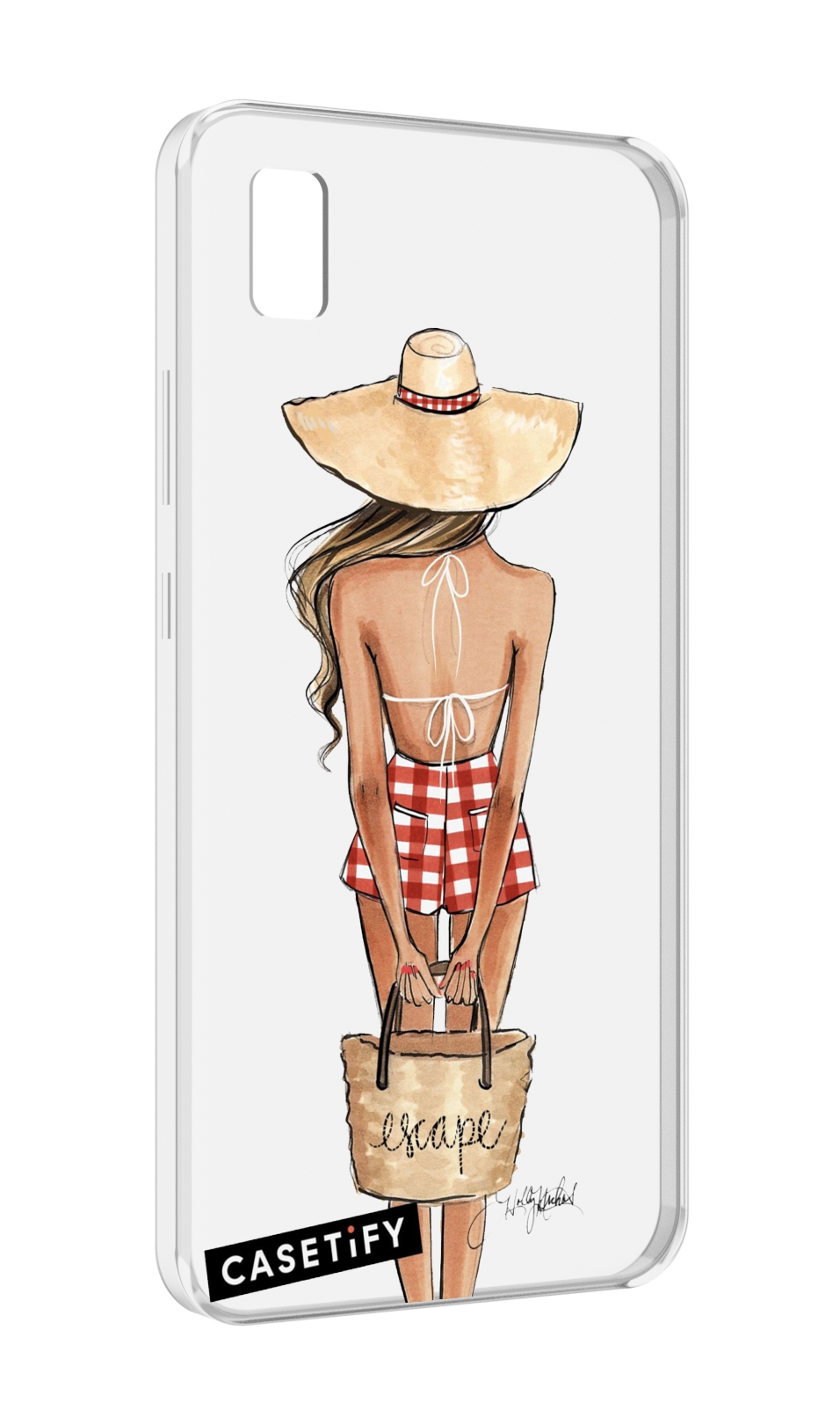 

Чехол MyPads CASETiFY женский для ZTE BLADE L210, Прозрачный, Tocco