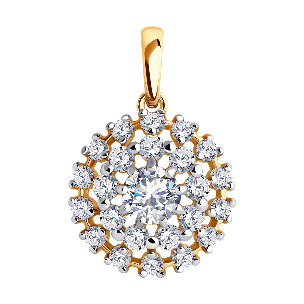 

Кулон из красного золота Diamant 51-130-02419-1, фианит, 51-130-02419-1