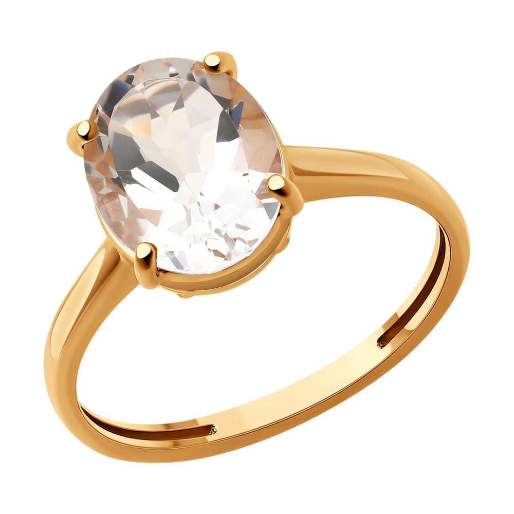 

Кольцо из красного золота р. , Diamant 51-310-02463-4, эмаль; горный хрусталь, 51-310-02463-4