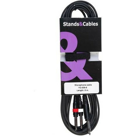 

Кабель аудио 1xMini Jack - 2xJack Stands&Cables YC-009-5.0m, YC-009-5.0m