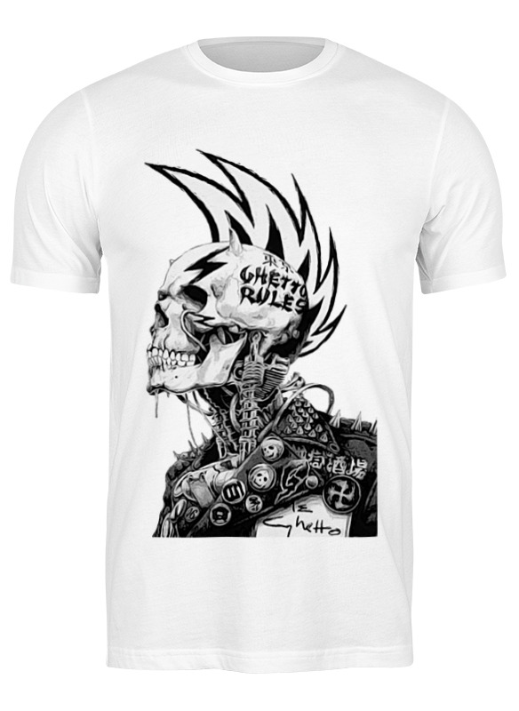 

Футболка мужская Printio Punks not dead белая M, Белый, Punks not dead