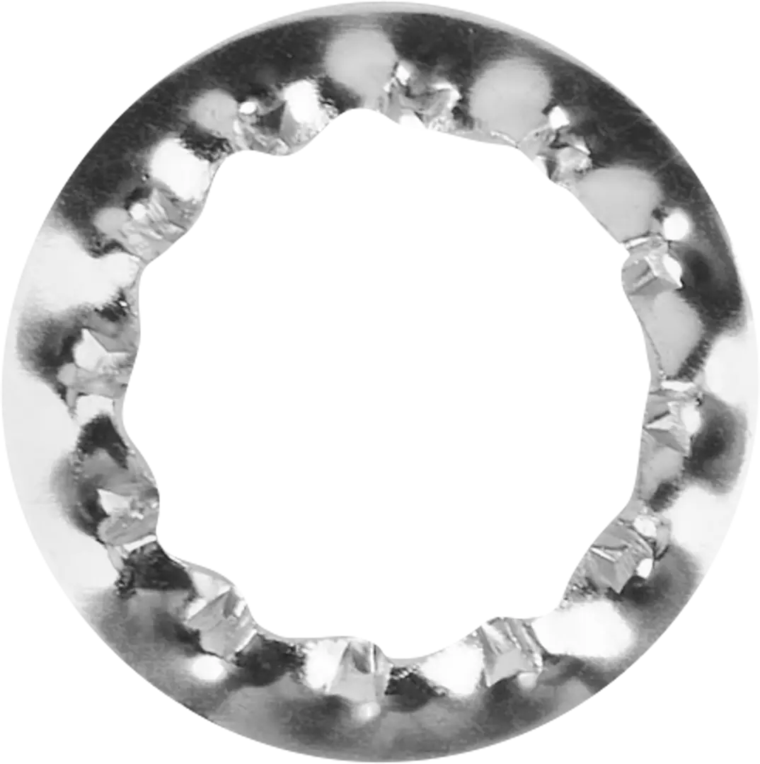 Шайба стопорная с внутренними зубьями Tech-Krep DIN6798J М12, 2 шт. n1 расческа для животных разнозубая с металлическими зубьями