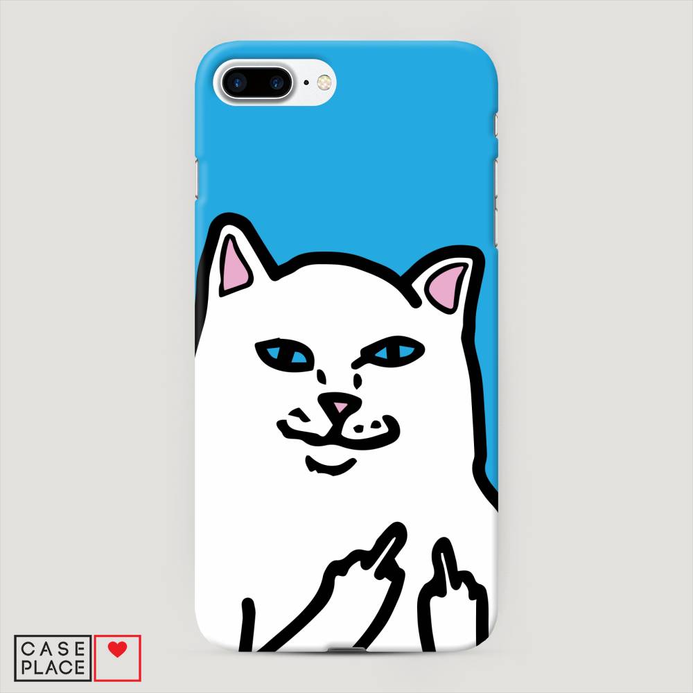

Пластиковый чехол "Кот жесть" на Apple iPhone 8 Plus, 10920-7