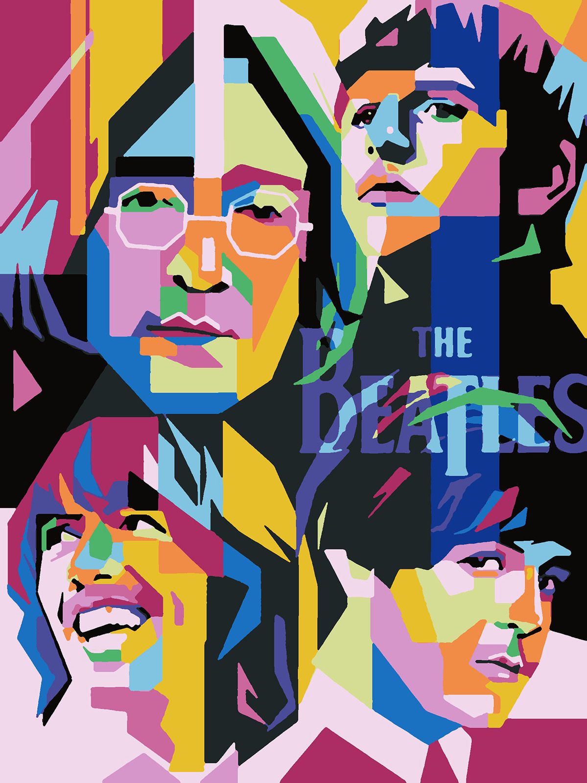 

Картина по номерам Красиво Красим The Beatles, 80 х 100 см, The Beatles