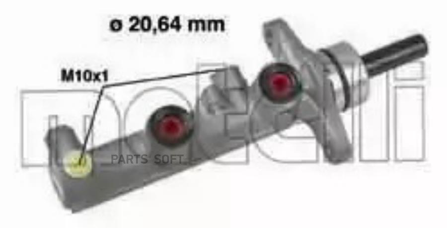 

Цилиндр Тормозной Metelli, 05-0590, Страна Ввоза - Германия