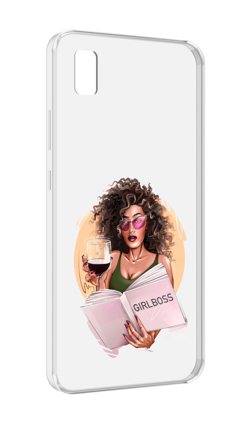 Чехол MyPads Girlboss with wine girlboss art love books an wine _ Etsy женский для ZTE ...
