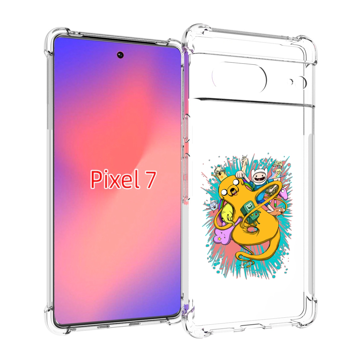 

Чехол Mypads Время Приключений Рисунок Для Google Pixel 7, Прозрачный, Tocco