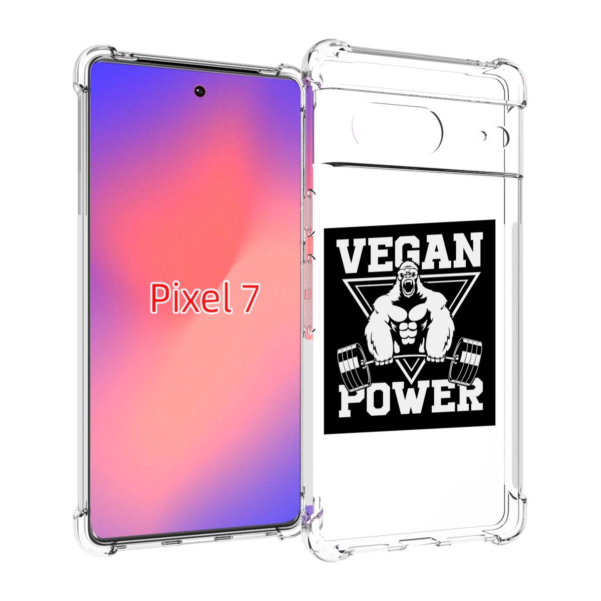 

Чехол Mypads Сила-Вегана Для Google Pixel 7, Прозрачный, Tocco