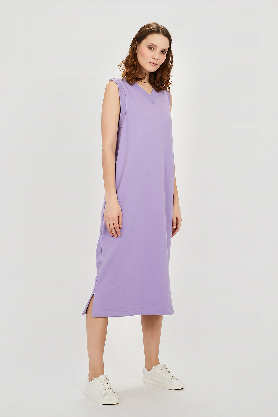 Платье женское Baon B4522016 фиолетовое S