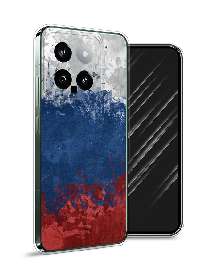 

Чехол Awog на Xiaomi 14 "Флаг России неровный", Белый;синий;красный, 320350-1