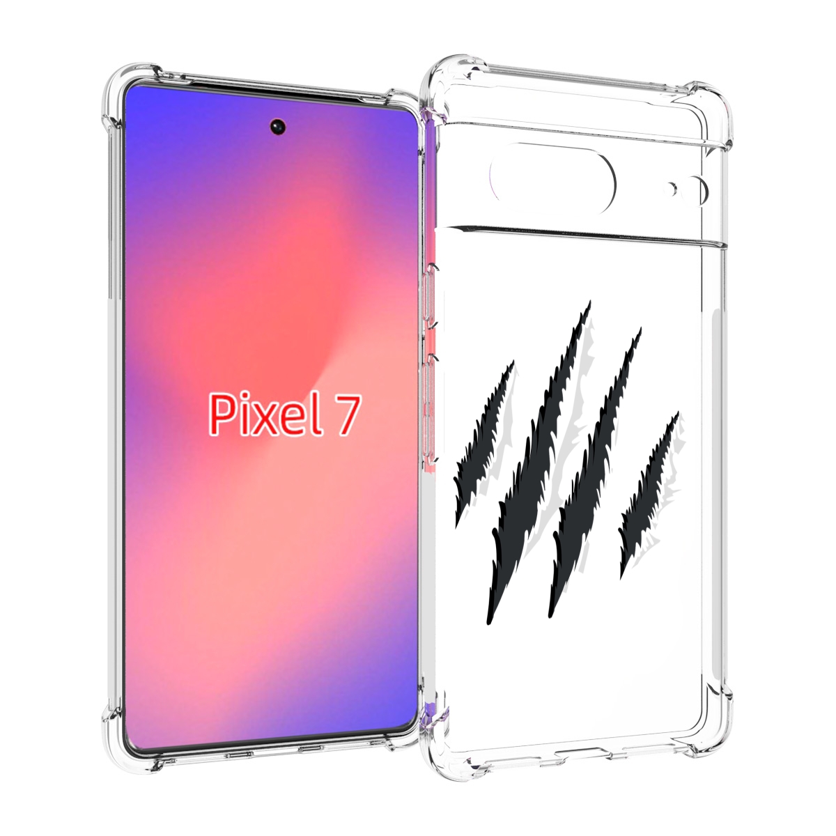 

Чехол Mypads След-Когтей Для Google Pixel 7, Прозрачный, Tocco