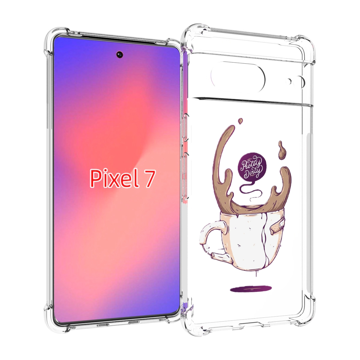 

Чехол Mypads Сломанный Стаканчик Для Google Pixel 7, Прозрачный, Tocco