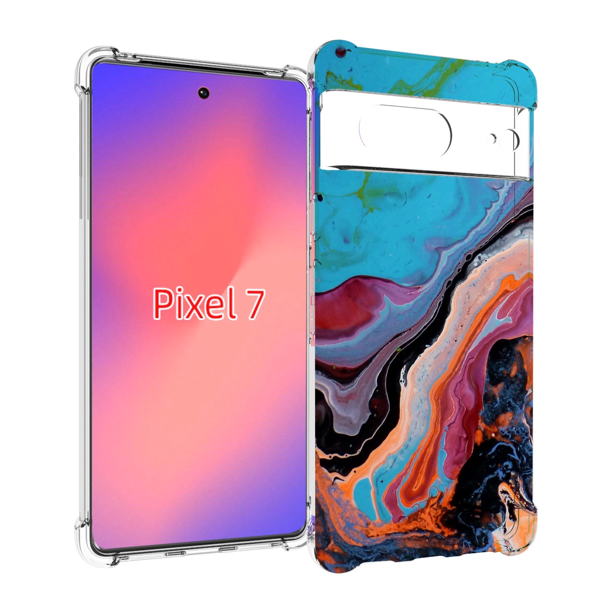 

Чехол Mypads Смешанные Краски Для Google Pixel 7, Прозрачный, Tocco