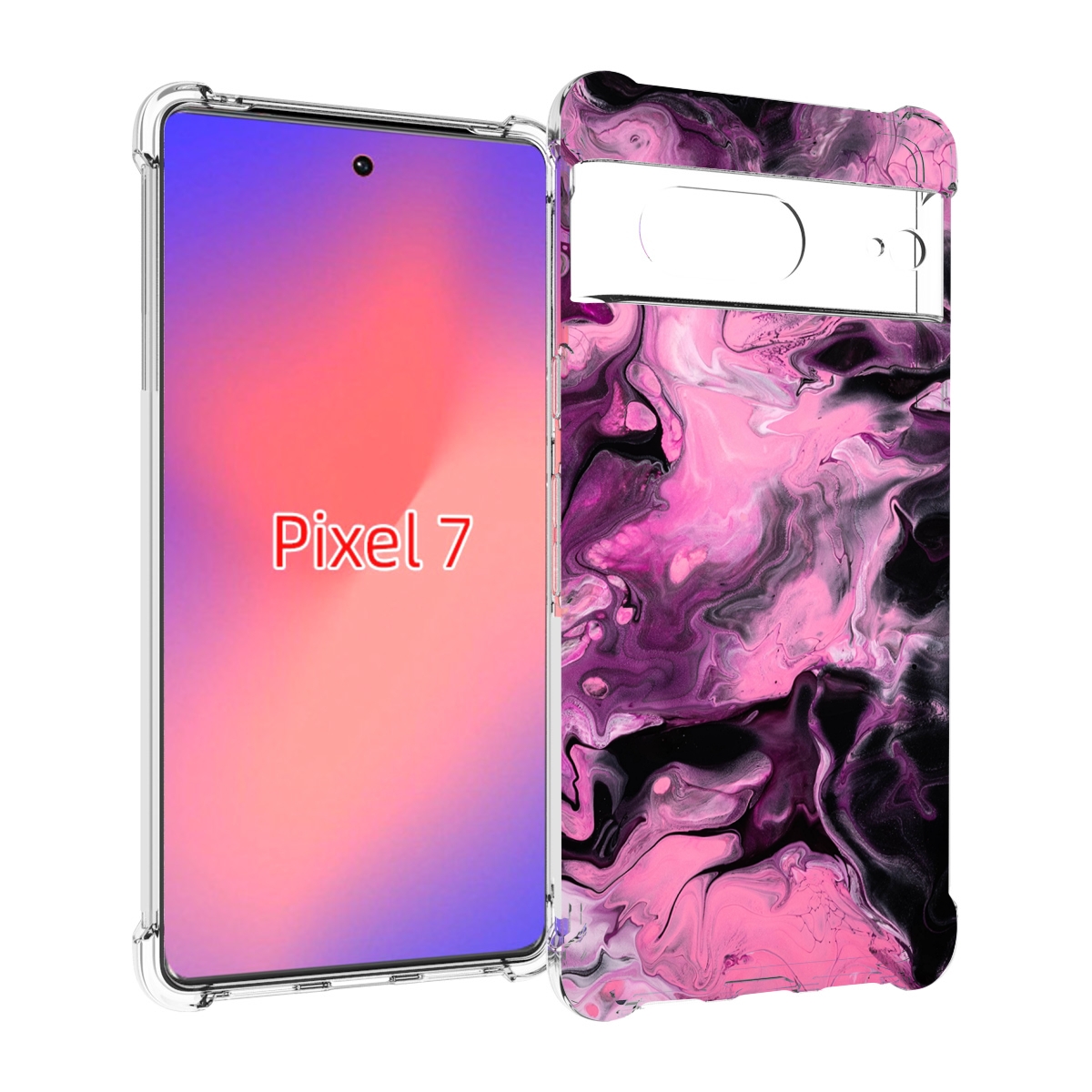 

Чехол Mypads Смешивание-Фиолетового Для Google Pixel 7, Прозрачный, Tocco