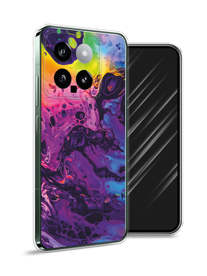 

Чехол Awog на Xiaomi 14 "ACID fluid", Бордовый, 320350-1