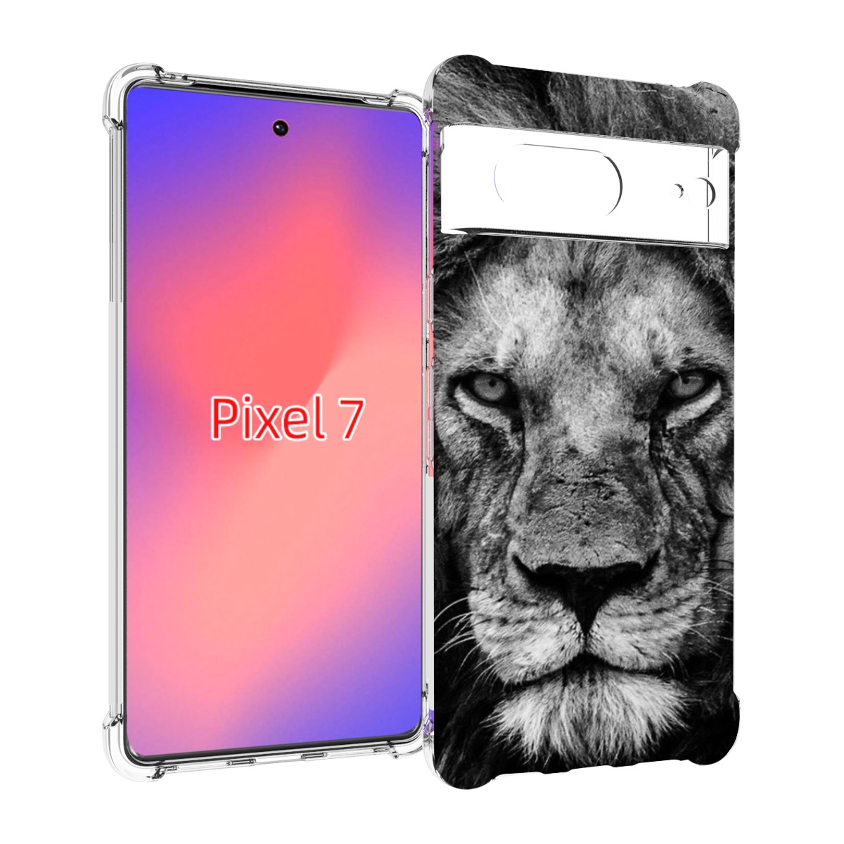 

Чехол Mypads Смуглый Лев Мужской Для Google Pixel 7, Прозрачный, Tocco