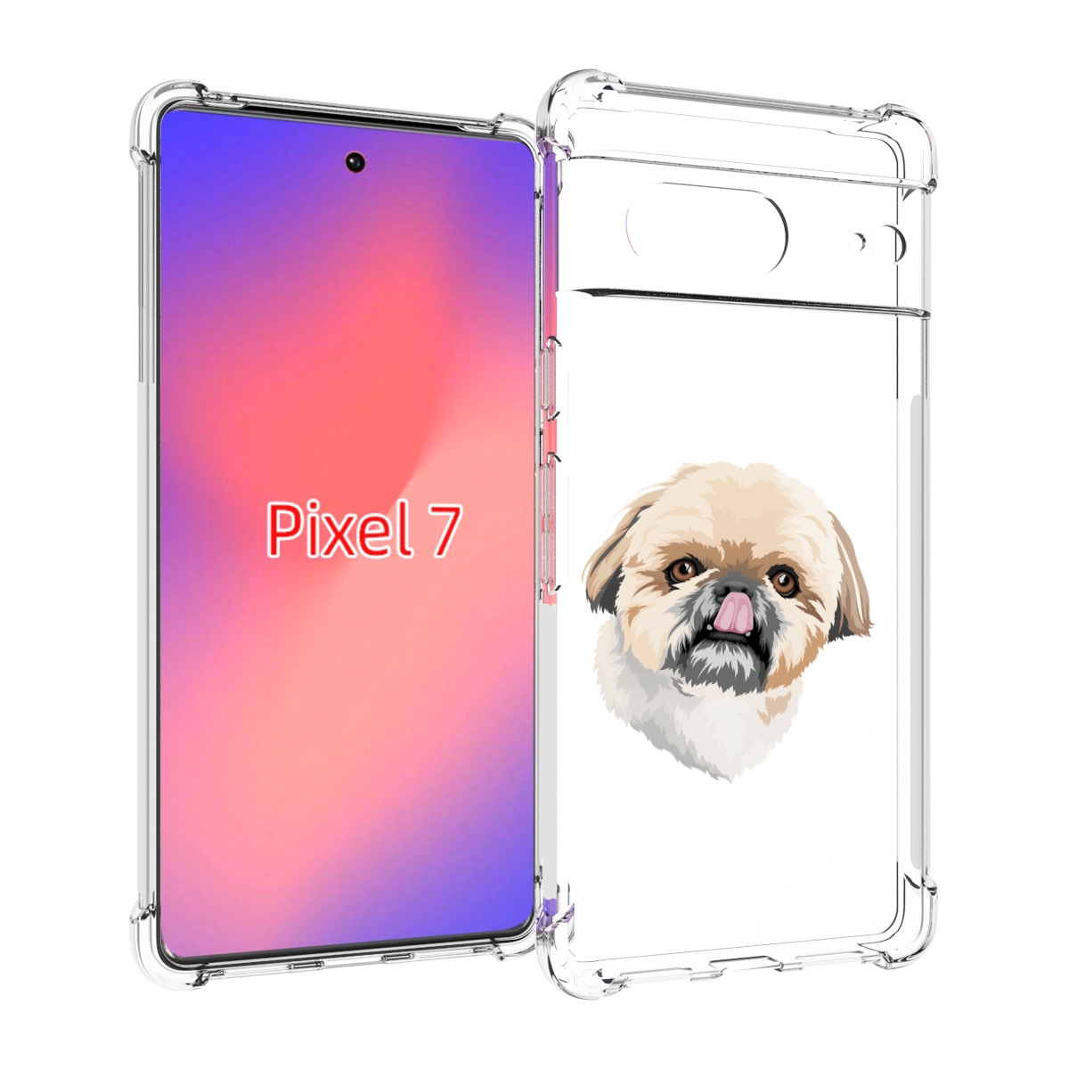 

Чехол Mypads Собачка-С-Язычком Для Google Pixel 7, Прозрачный, Tocco