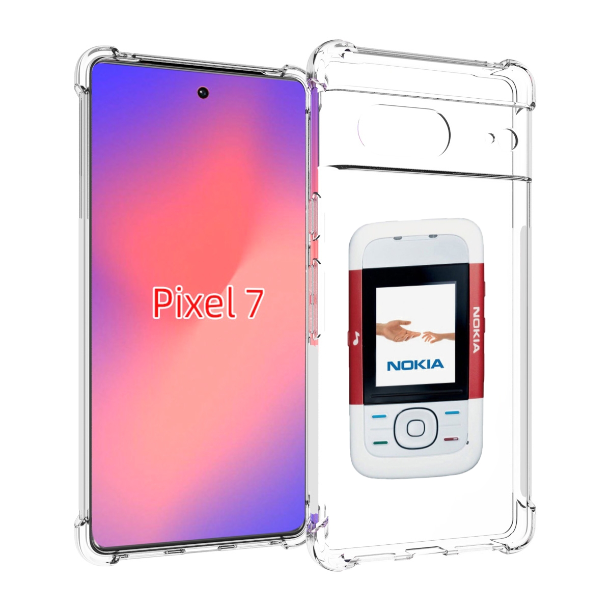 

Чехол Mypads Старая Нокия Для Google Pixel 7, Прозрачный, Tocco