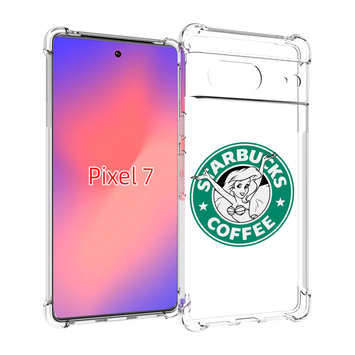 

Чехол Mypads Старбакс-Кофее Для Google Pixel 7, Прозрачный, Tocco