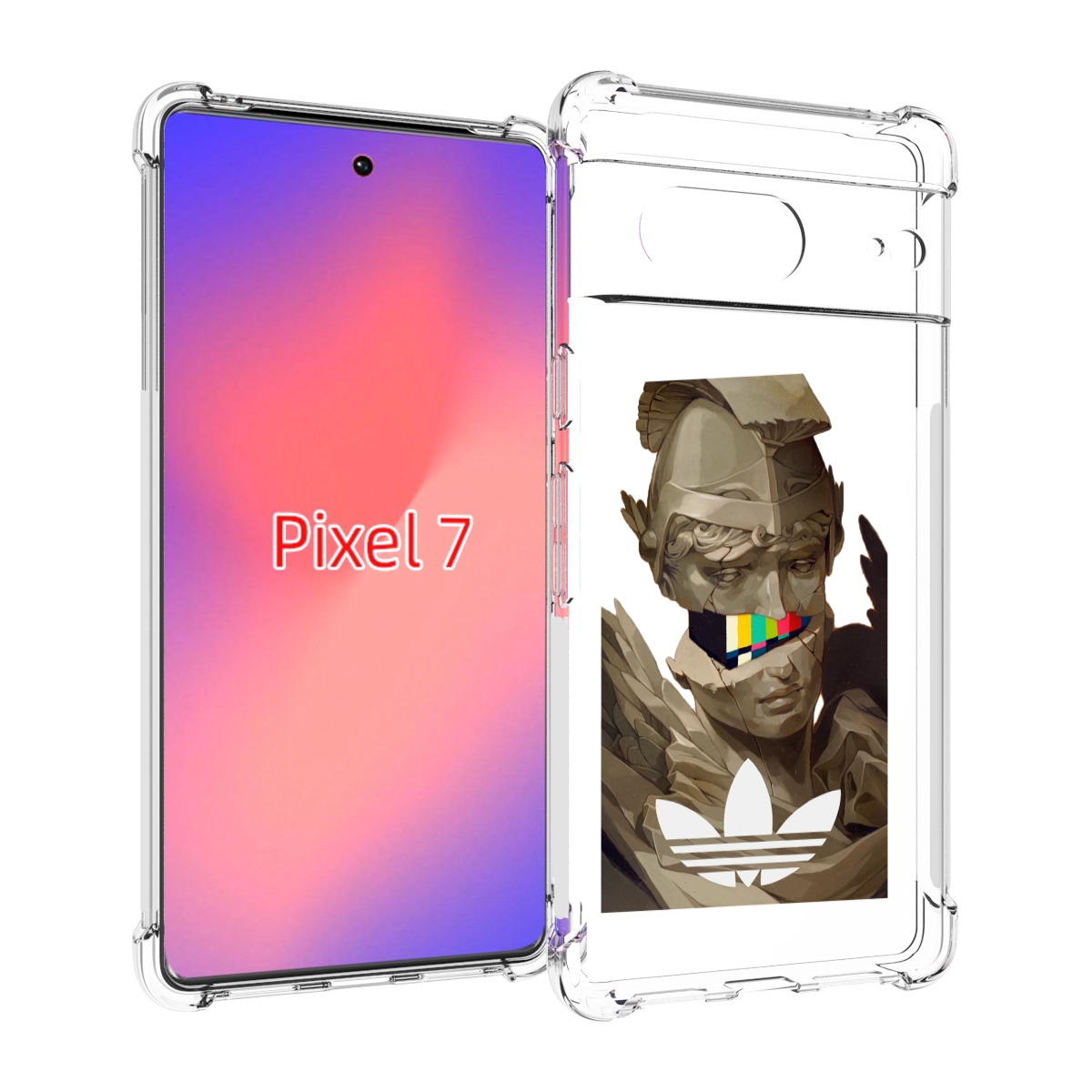 

Чехол Mypads Статуя-Адидас Для Google Pixel 7, Прозрачный, Tocco
