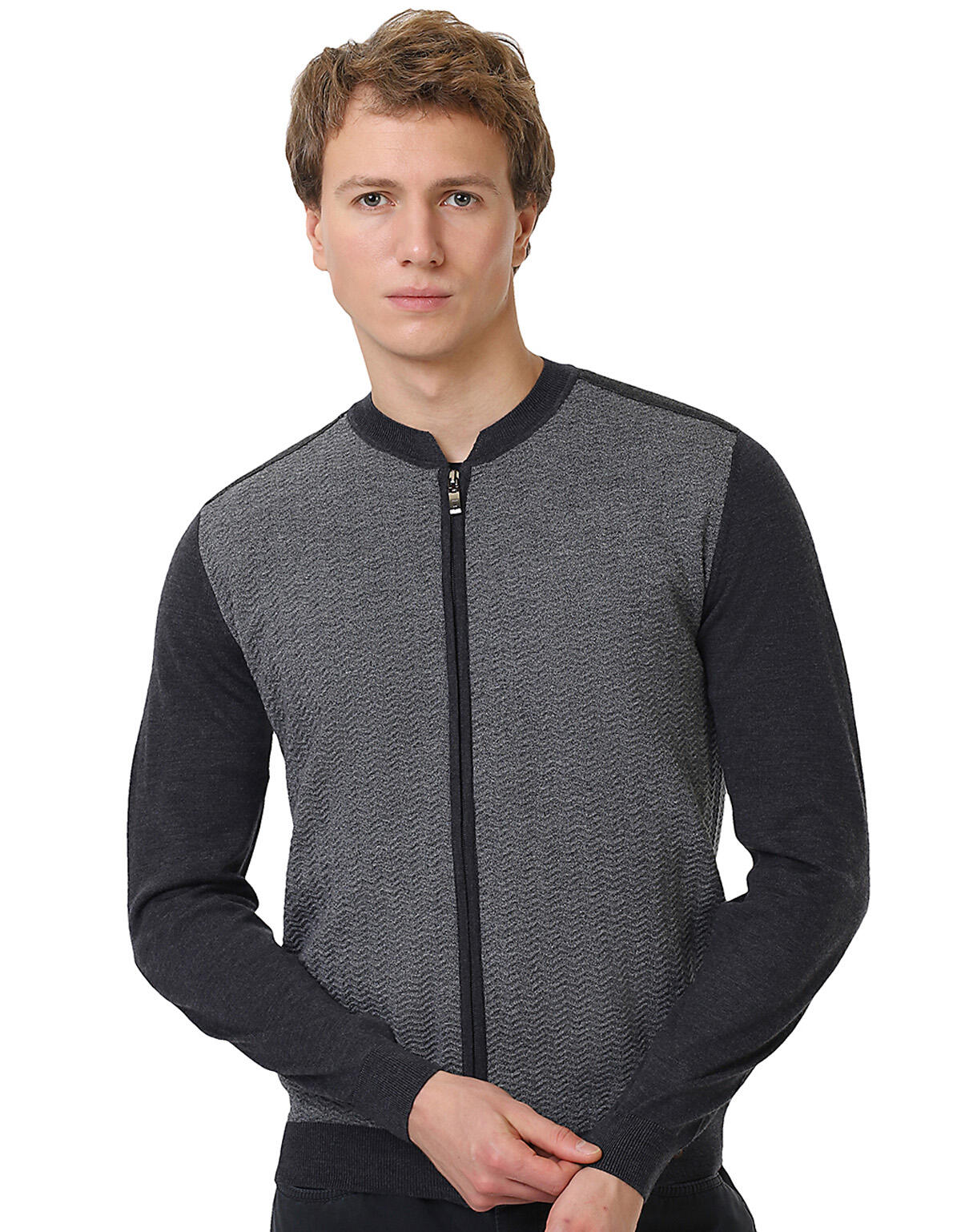 

Кардиган мужской 135-11 Gratude серый 2XL, 135-11