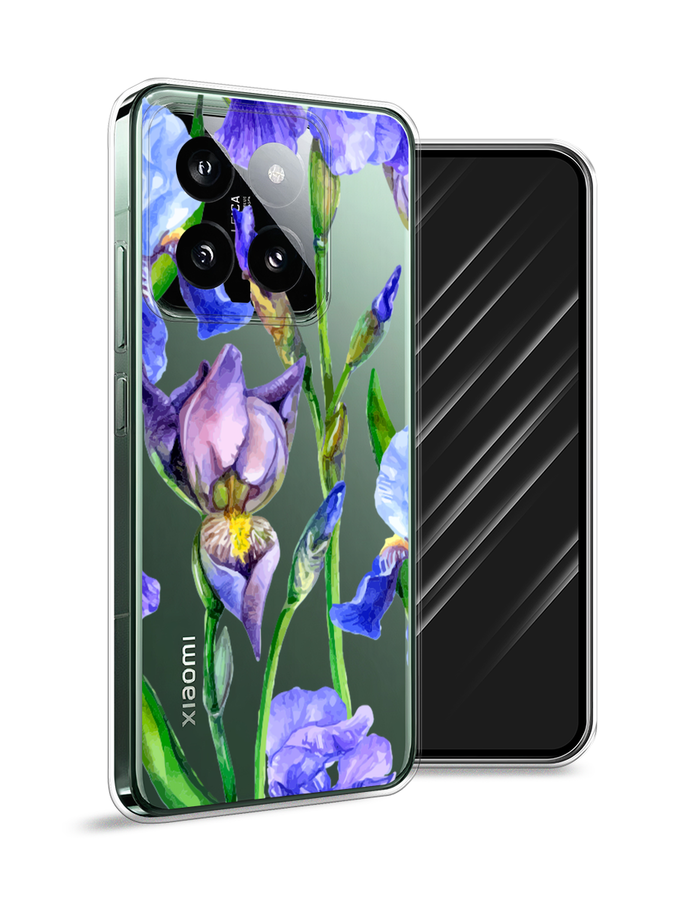 

Чехол Awog на Xiaomi 14 "Синие ирисы", Фиолетовый;голубой;зеленый, 320350-1