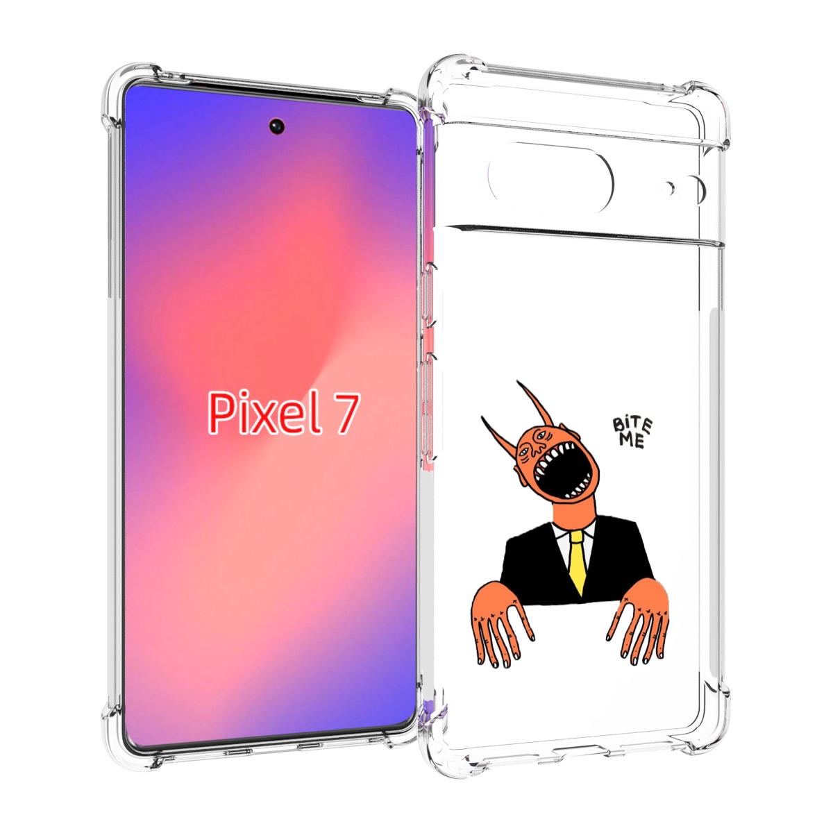 

Чехол Mypads Странный Чертик С Длинными Пальцами Для Google Pixel 7, Прозрачный, Tocco