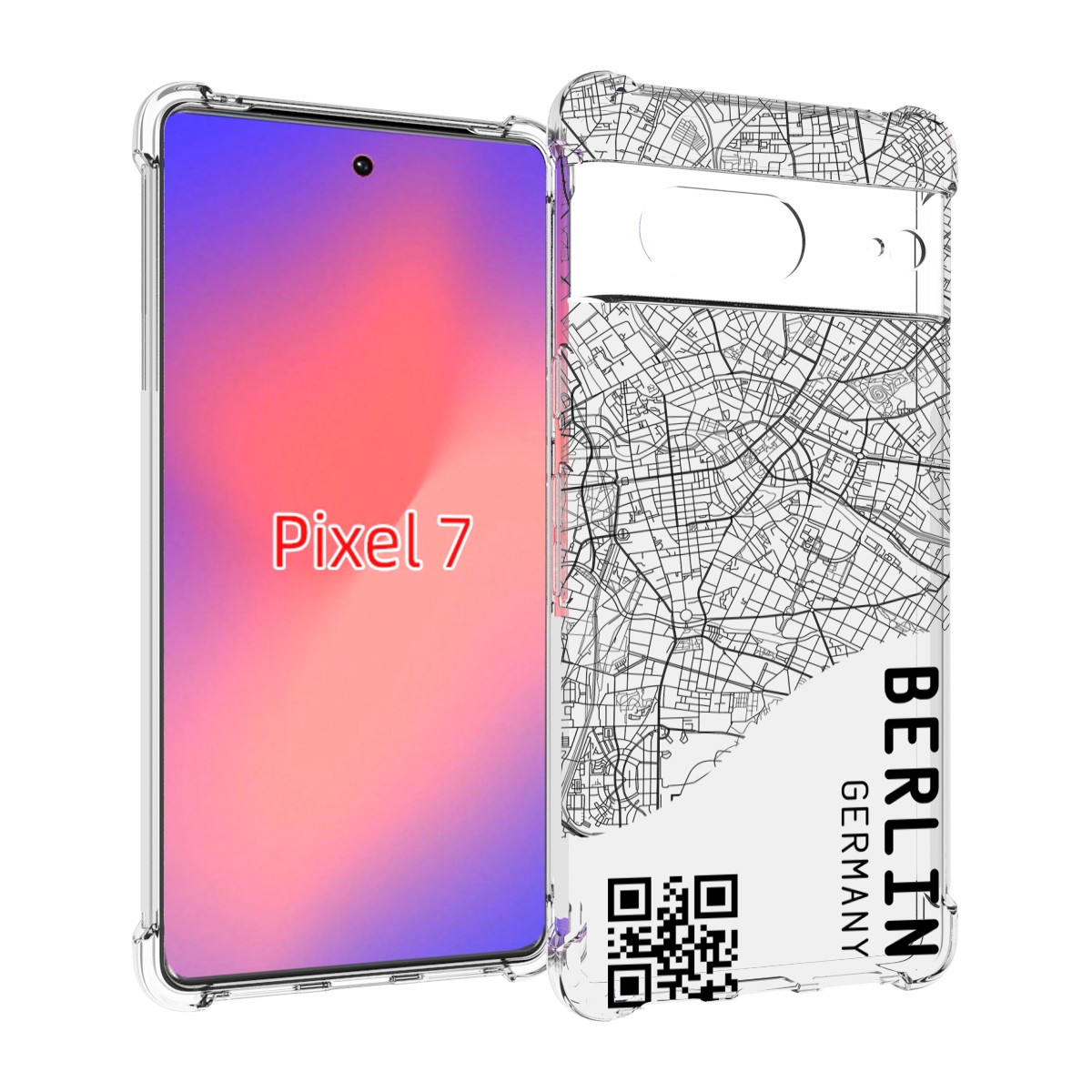 

Чехол Mypads Схема-Берлин Для Google Pixel 7, Прозрачный, Tocco