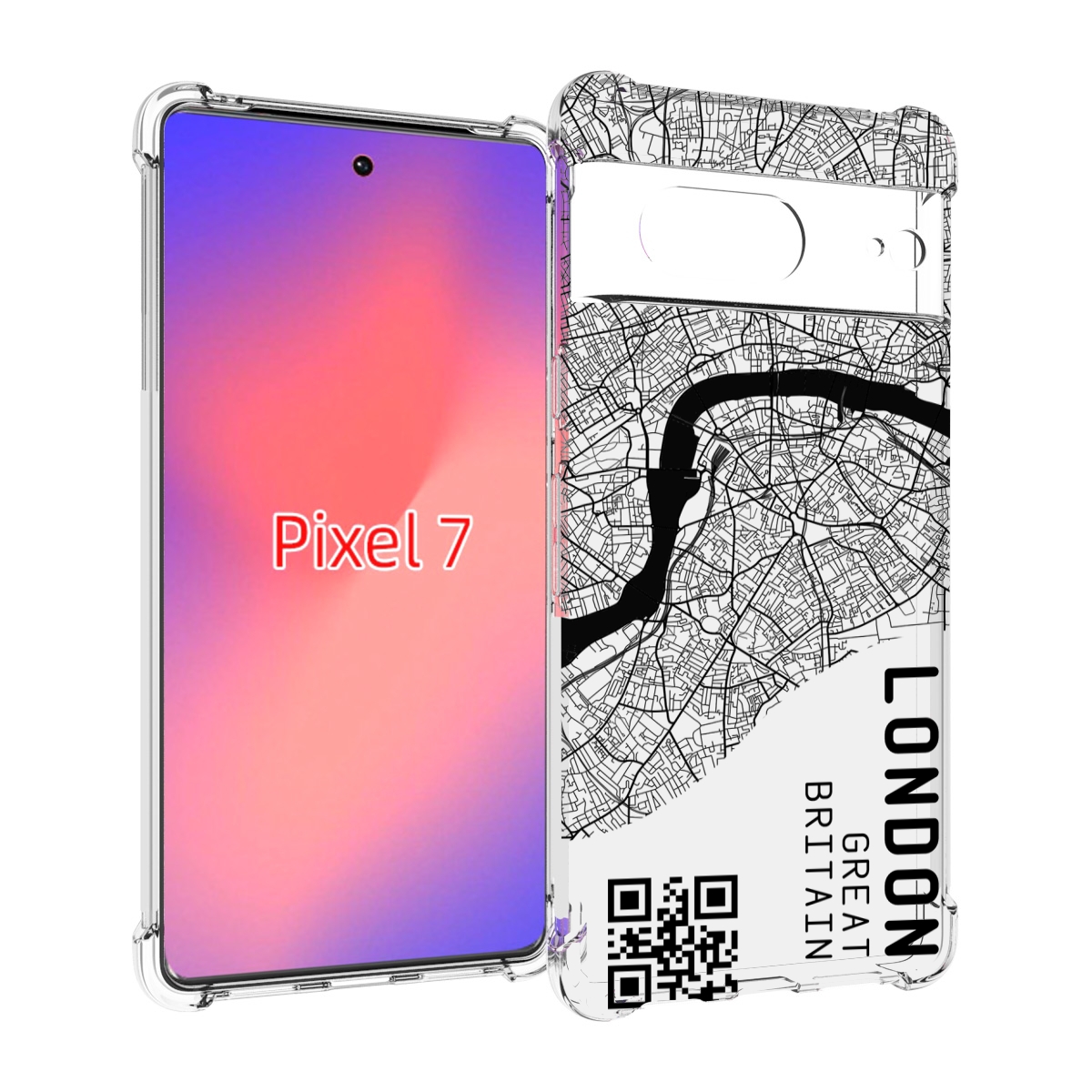 

Чехол Mypads Схема-Лондон Для Google Pixel 7, Прозрачный, Tocco