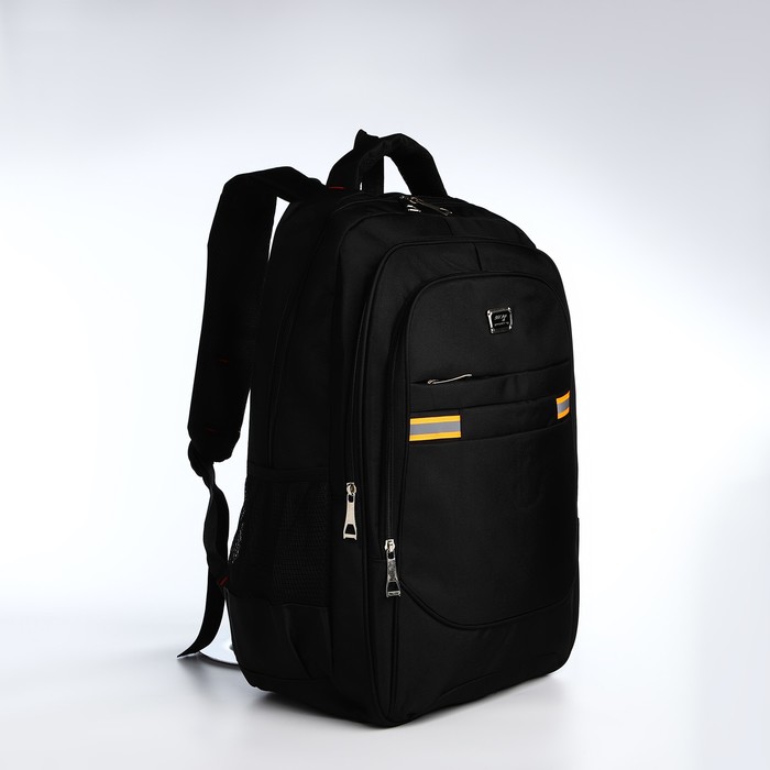 

Рюкзак мужской NoBrand 9873432 черный, 54х37х17 см, 9873432