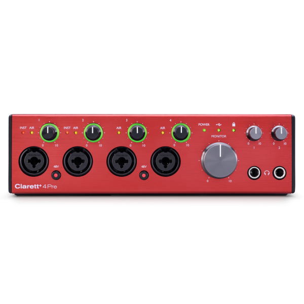 Аудиоинтерфейс Focusrite Clarett+ 4Pre