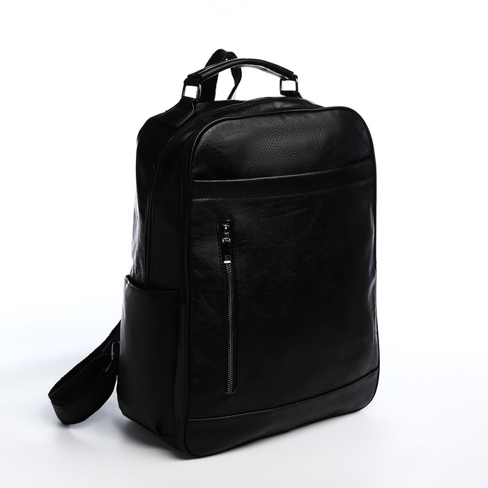 

Рюкзак мужской NoBrand 10136558 черный, 47х32х15 см, 10136558