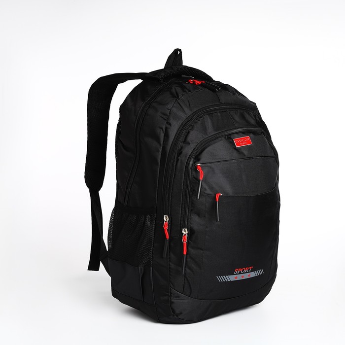 

Рюкзак мужской NoBrand 9869888 черный, 47х32х15 см, 9869888