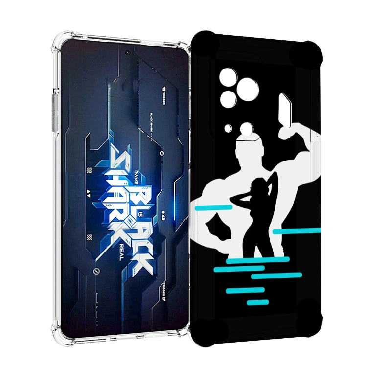 

Чехол MyPads фитнес-тренировка для Xiaomi Black Shark 5 Pro, Прозрачный, Tocco
