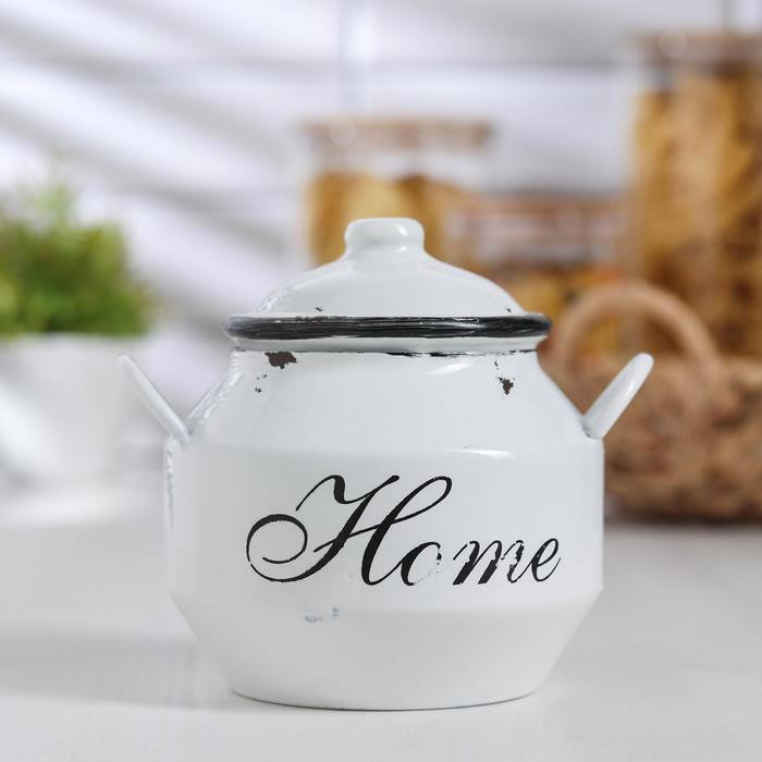 

Банка для сыпучих продуктов Home, 1 л, 15×13×14,5 см