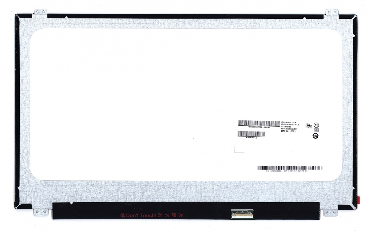 

Матрица ОЕМ для ноутбука B156XTN04.5 (100116244V), совместимая с p/n: B156XTN04.5