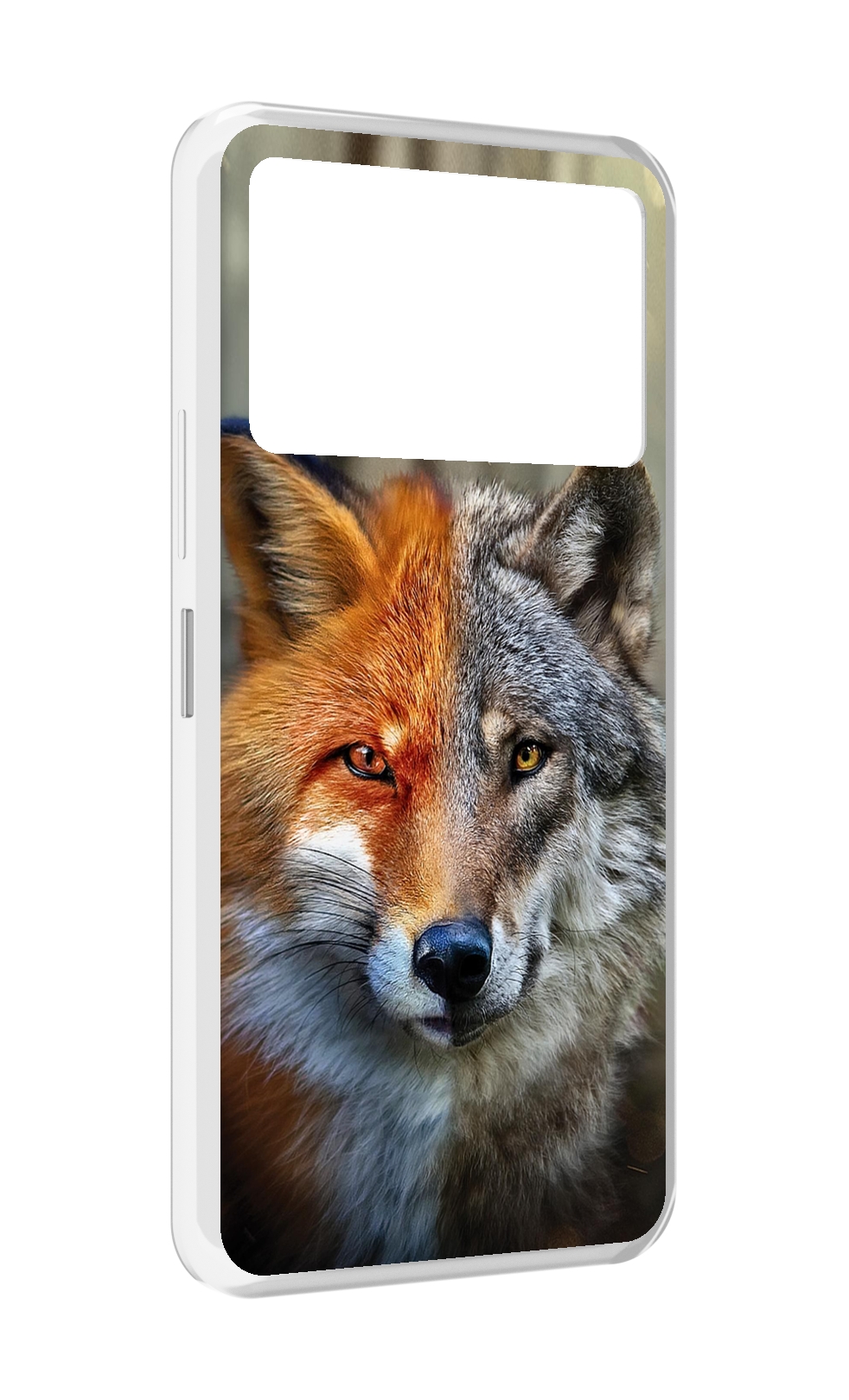 

Чехол MyPads волк-лиса для Infinix NOTE 12 VIP (X672), Прозрачный, Tocco