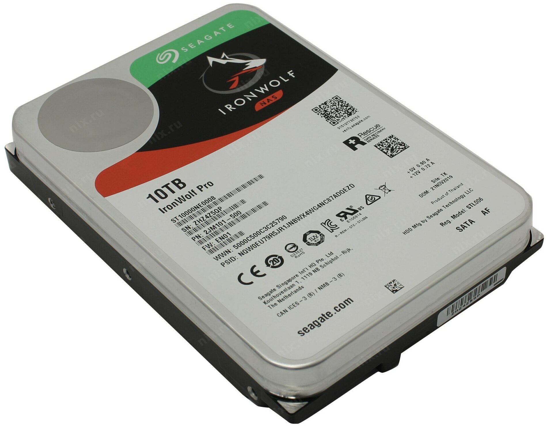 

Жесткий диск Seagate IronWolf PRO 10 ТБ (ST10000NE0008), IronWolf PRO