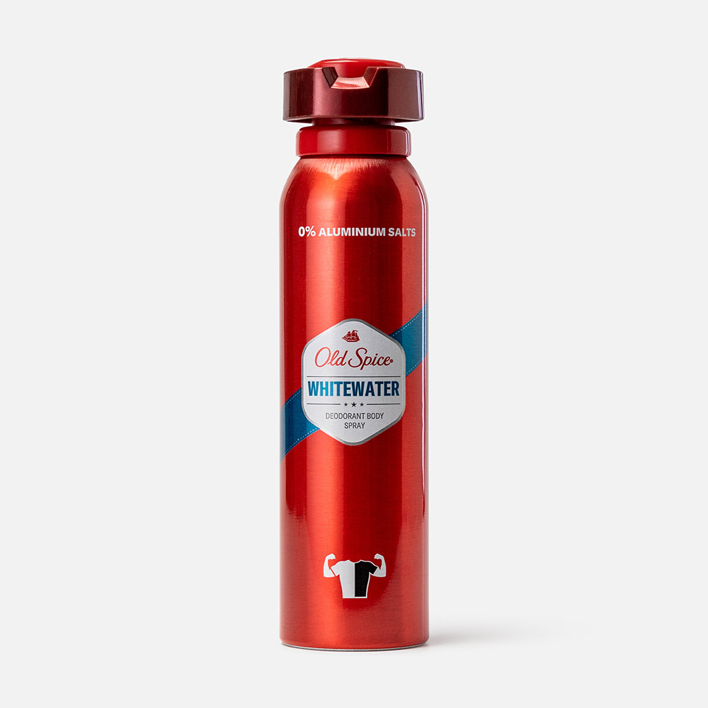 Дезодорант-антиперспирант Old Spice WhiteWater, аэрозоль, 150 мл дезодорант old spice whitewater твердый 48 часов 50 мл