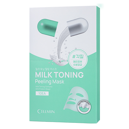 

Маска для лица CELLMIIN Milk Toning Peeling, 10 шт