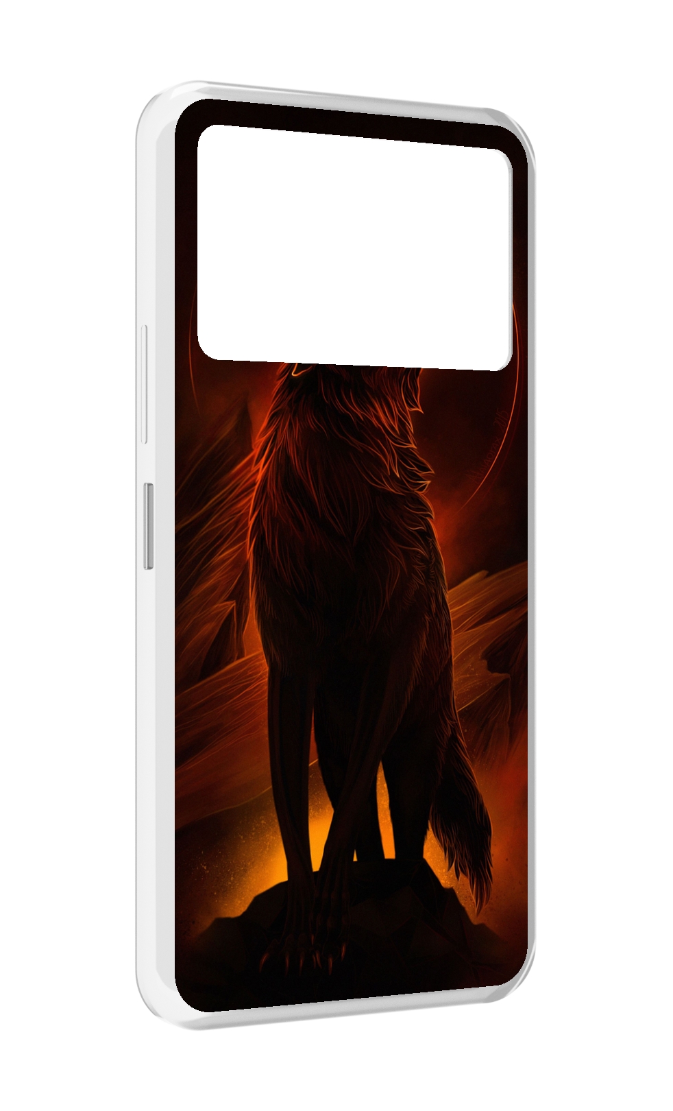 

Чехол MyPads волчара с огнем внутри для Infinix NOTE 12 VIP (X672), Прозрачный, Tocco